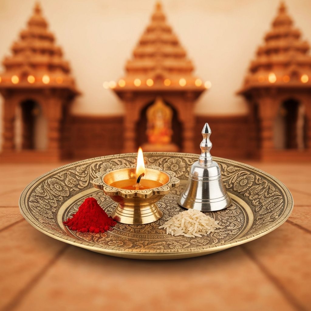 Complete Puja Thali Set